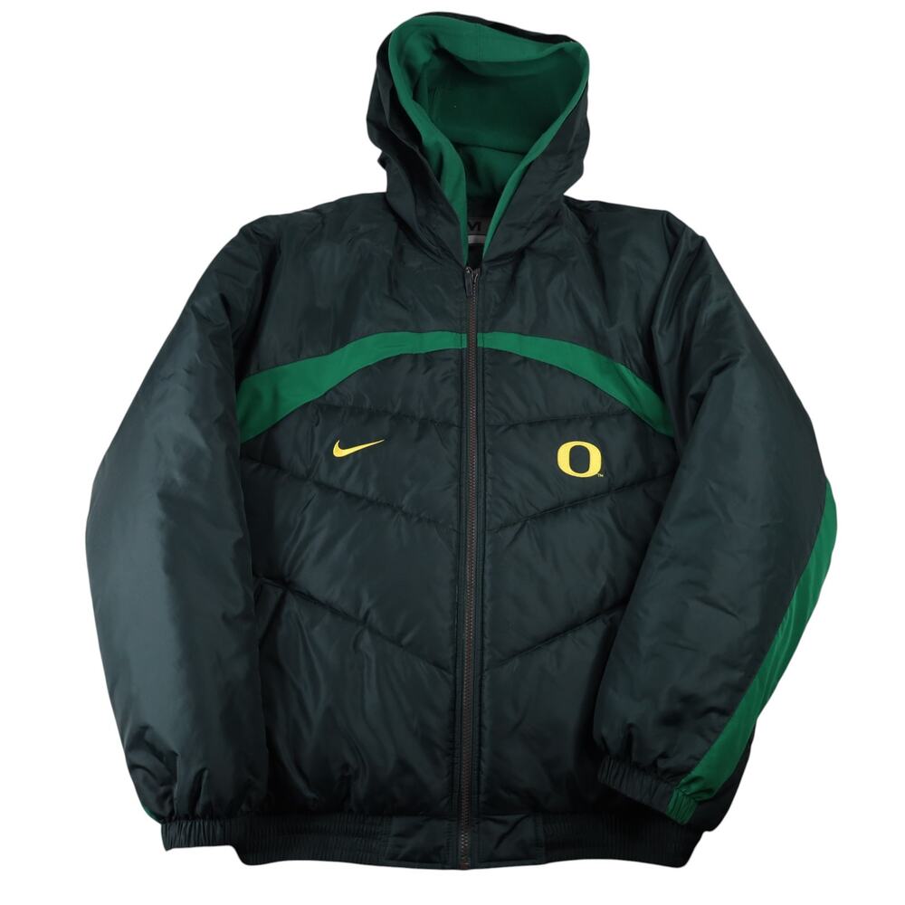 Vintage Nike University of Oregon Ducks Quilted Spellout Jacket